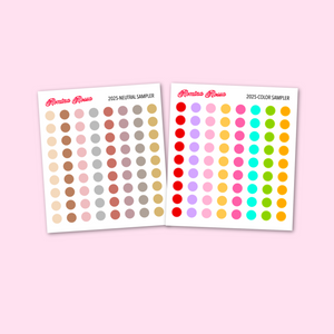 Dot Sampler Stickers | Transparent & Matte Stickers