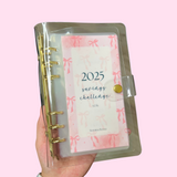 2025 Monthly Savings Challenge Laminated Envelopes | A6/Personal Rings