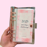 2025 Monthly Savings Challenge Laminated Envelopes | A6/Personal Rings