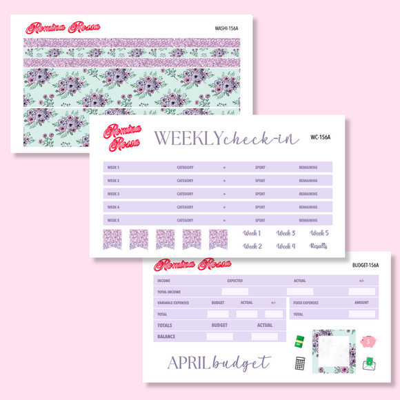 April 2025 Deluxe Budget Kit | 7x9, 8.5x11 & Petite Monthly Planner