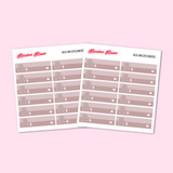 Bill Due Stickers | EC Wildflowers