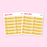 Bill Due Stickers | EC Colorful