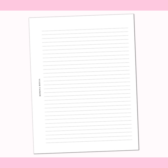 Notes Page Inserts | 8.5x11 | 15 sheets