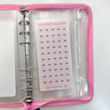 Savings Challenge Starter Bundle | A6/Personal Rings Budget Binder