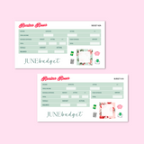 June 2025 Budget Kit | 7x9, 8.5x11 & Petite Monthly Planner