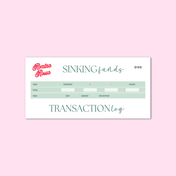 June 2025 Sinking Funds Kit | 7x9, 8.5x11, & Petite Monthly Planner