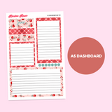 MK-145 June 2025 Dashboard and Script Stickers | A5 & 7x9 EC Planner