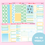 MK-125 | Baby Mickey - Weekly Sticker Kit Sheets