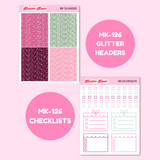 MK-126 | Fall Farmhouse - Weekly Sticker Kit Sheets