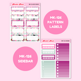 MK-126 | Fall Farmhouse - Weekly Sticker Kit Sheets