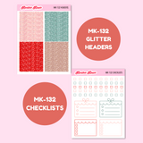 MK-132 | Gingerbread Christmas - Weekly Sticker Kit Sheets