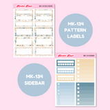MK-134 | Winter Coziness - Weekly Sticker Kit Sheets