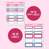 MK-95 | Blue Fable - Weekly Sticker Kit | Hourly & Vertical