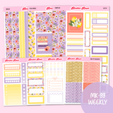 MK-99 | Lavender & Honey - Weekly Sticker Kit | Hourly & Vertical