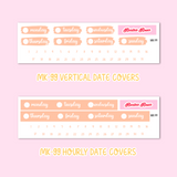 MK-99 | Lavender & Honey - Weekly Sticker Kit | Hourly & Vertical