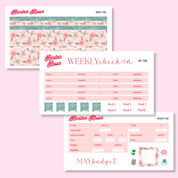 May 2025 Deluxe Budget Kit | 7x9, 8.5x11 & Petite Monthly Planner