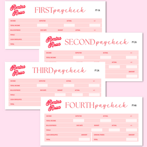 May 2025 Paycheck to Paycheck Budget Stickers