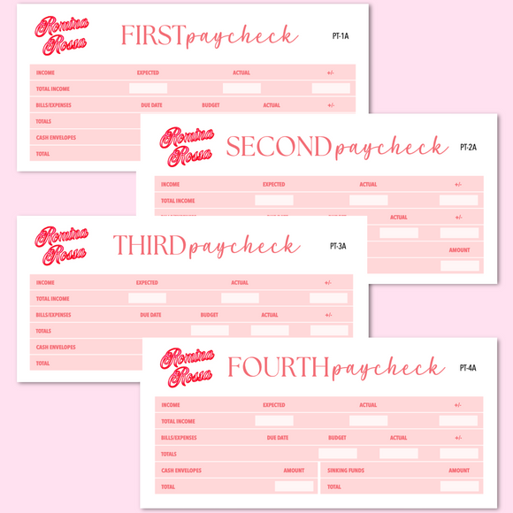 May 2025 Paycheck to Paycheck Budget Stickers