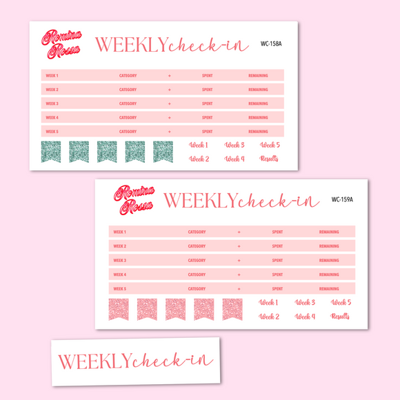 May 2025 Weekly Check In Kit | 7x9, 8.5x11 & Petite Monthly Planner