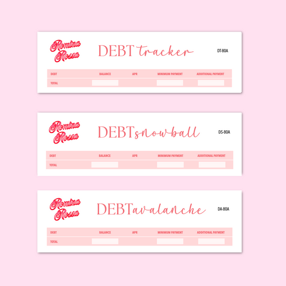 May 2025 Debt Tracker / Debt Snowball / Debt Avalanche | 7x9, 8.5x11, Petite Monthly Planner