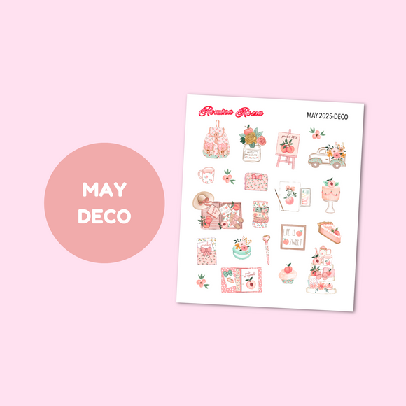 May 2025 Decorative Stickers