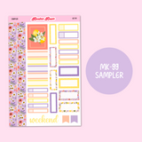 MK-99 | Lavender & Honey - Weekly Sticker Kit | Hourly & Vertical