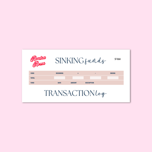November 2025 Sinking Funds Kit | 7x9, 8.5x11, & Petite Monthly Planner