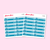 Bill Due Stickers | EC Colorful