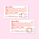 October 2025 Budget Kit | 7x9, 8.5x11 & Petite Monthly Planner
