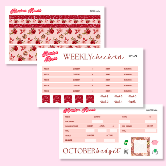 October 2025 Deluxe Budget Kit | 7x9, 8.5x11 & Petite Monthly Planner