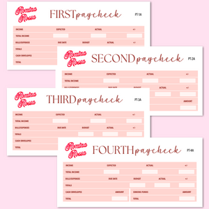 October 2025 Paycheck to Paycheck Budget Stickers
