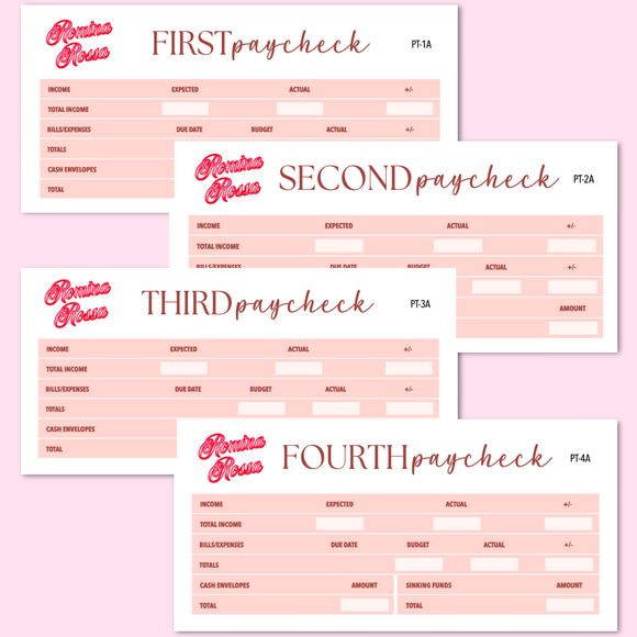 October 2025 Paycheck to Paycheck Budget Stickers