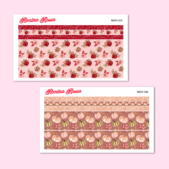 October 2025 Washi Kit | 7x9, 8.5x11 & Petite Monthly