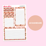 MK-153 October 2025 Dashboard and Script Stickers | A5 & 7x9 EC Planner