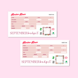 September 2025 Budget Kit | 7x9, 8.5x11 & Petite Monthly Planner