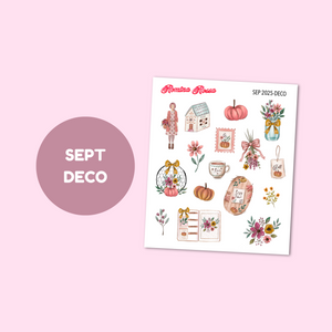 September 2025 Decorative Stickers