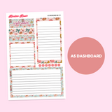 MK-151 September 2025 Dashboard and Script Stickers | A5 & 7x9 EC Planner