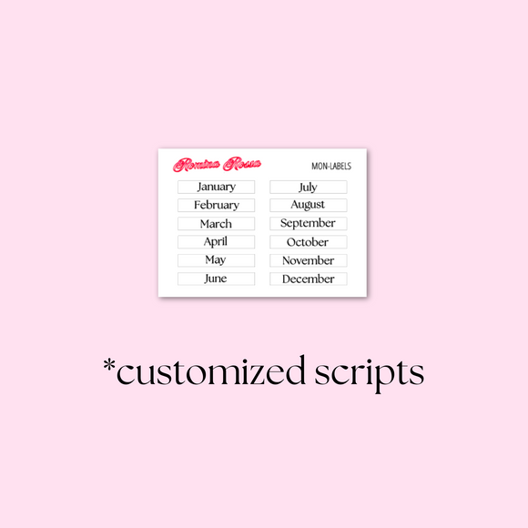 Customized Label Stickers - FOILED