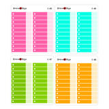 Budget Expense Stickers | Custom Color