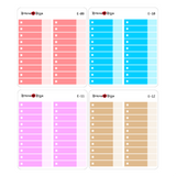 Budget Expense Stickers | Custom Color