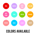 Budget Expense Stickers - Full Sheet | Custom Color