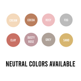Neutral Budget Expense Stickers - Full Sheet | Custom Color