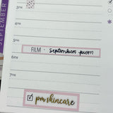 Custom Script Stickers | Mini Sheet