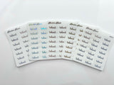 Payday | Foiled Scripts Stickers