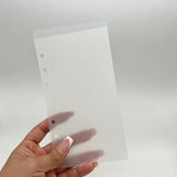 Blank Top Tab Personal Rings Dividers | Budget Binder