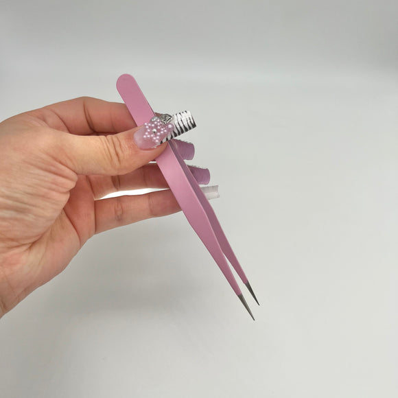 Pink Long Planner Tweezers