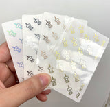 Foiled Icon Stickers (Volume 2) - Decorative Planner Stickers