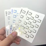 Foiled Icon Stickers (Volume 3) - Decorative Planner Stickers