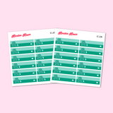 Bill Due Stickers | EC Colorful
