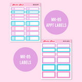 MK-85 | Rainbow Leopard - Weekly Sticker Kit Sheets
